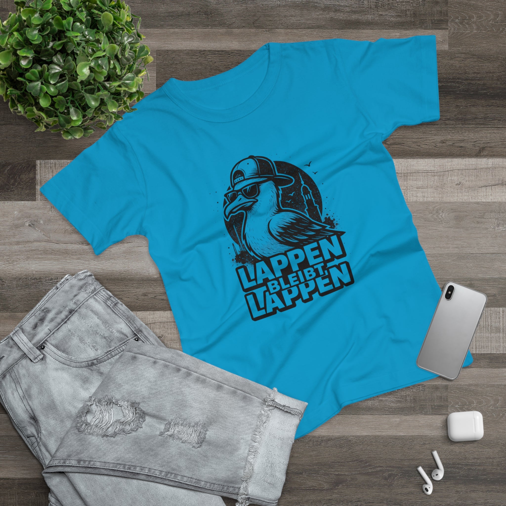 Lappen bleibt Lappen | T-Shirt Damen | Ehrlich. Frech. Nordisch.