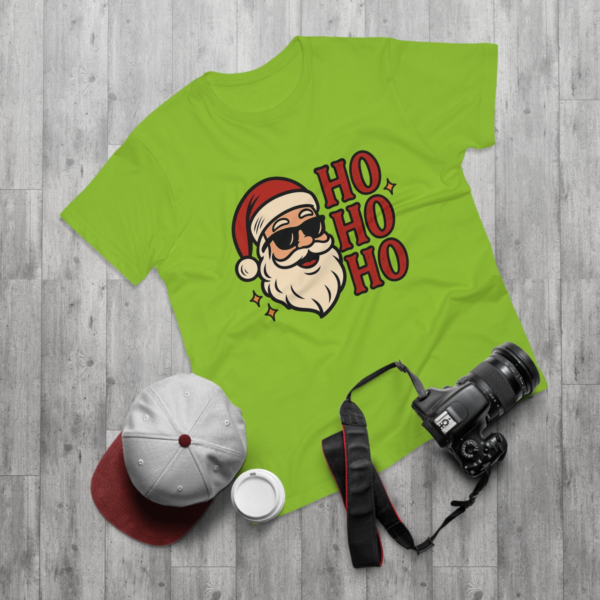 Santa Cool Men's T-Shirt, Christmas Shirt, Holiday Graphic Tee, Funny T-Shirt, Gift for Him, Casual Wear, Ho Ho Ho Tee