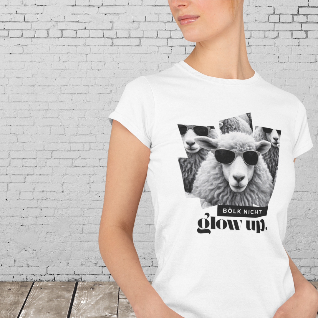 BÖLK NICHT. glow up - Kein Bock auf Drama – Zeit für deinen Glow Up mit diesem T-Shirt!