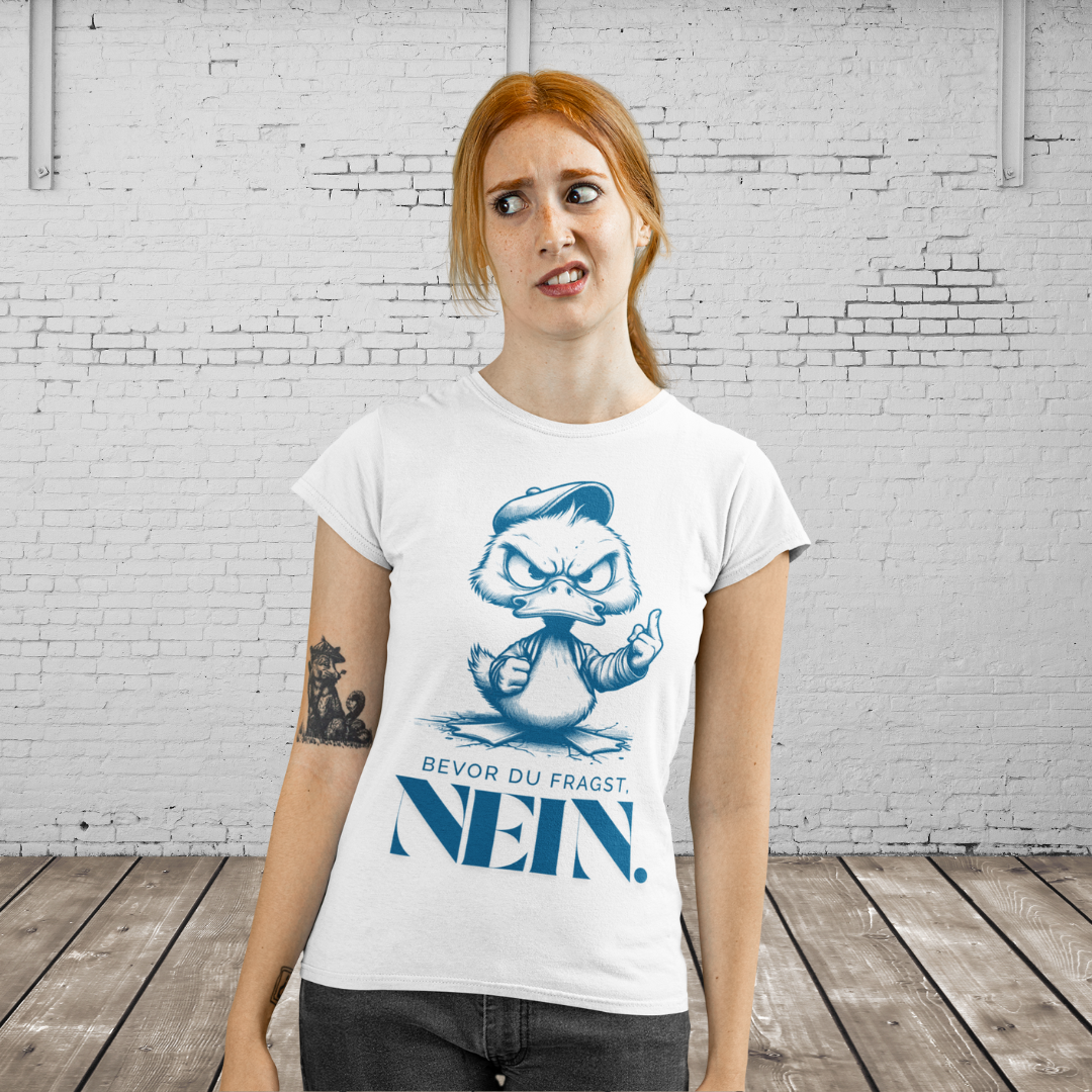 BEVOR DU FRAGST NEIN - Kein Bock auf Fragen – Dieses T-Shirt spricht für sich!