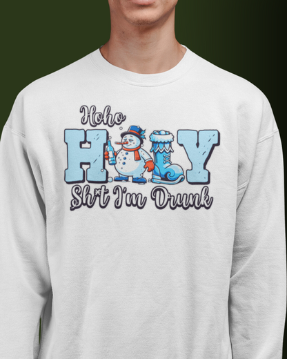 HO HO HOLY SHIT I‘M DRUNK - UNISEX SWEATER