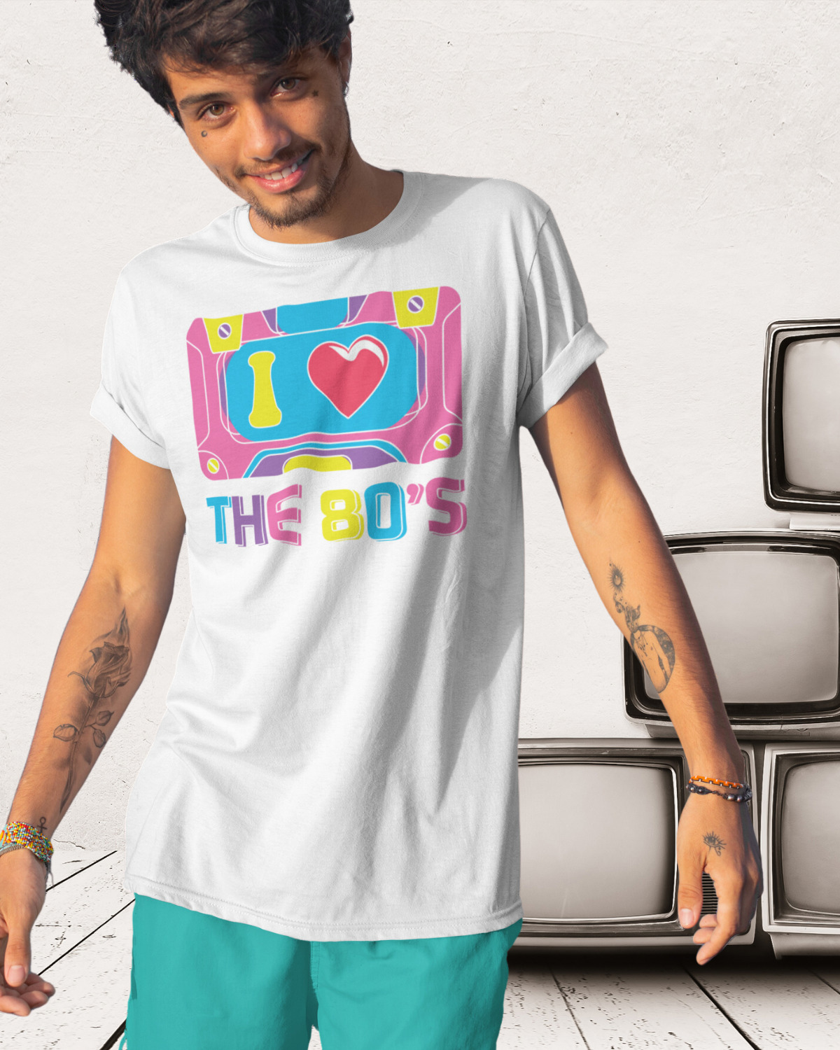 I LOVE THE 80‘s - MEN SHIRT